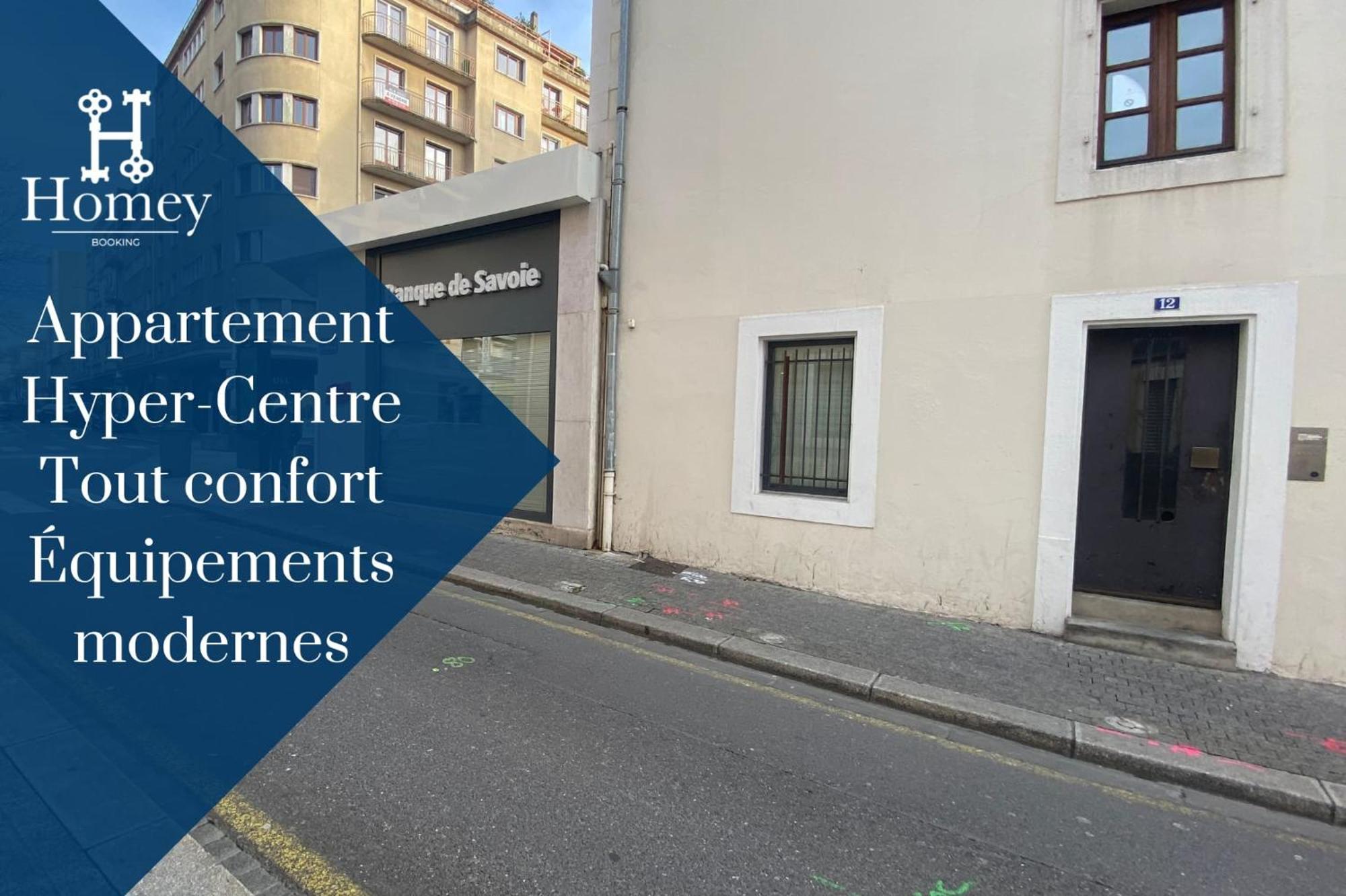 Homey Forest - Hypercentre - Proche Gare Et Tram - Wifi & Netflix Annemasse Bagian luar foto